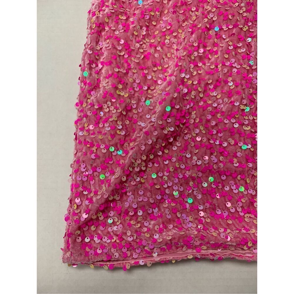 Bubblegum Pink Sequin Dress - Picture 4 of 7